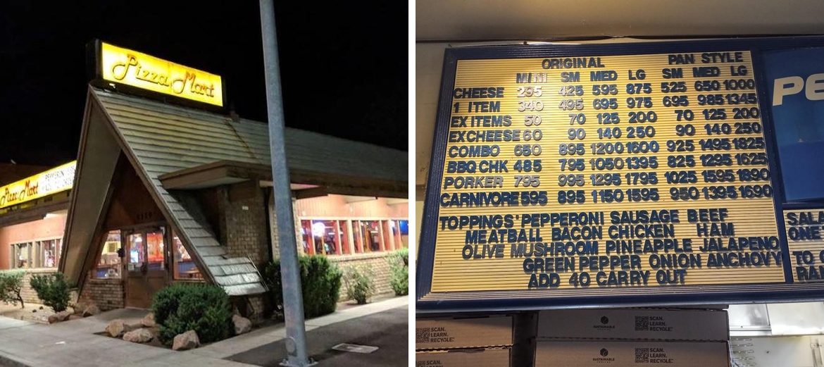 Pizza Mart Menu